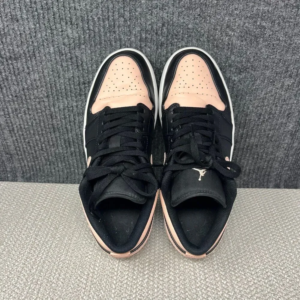 Nike Air Jordan 1 Low Crimson Tint Black Pink Mens Size 9 553558-034